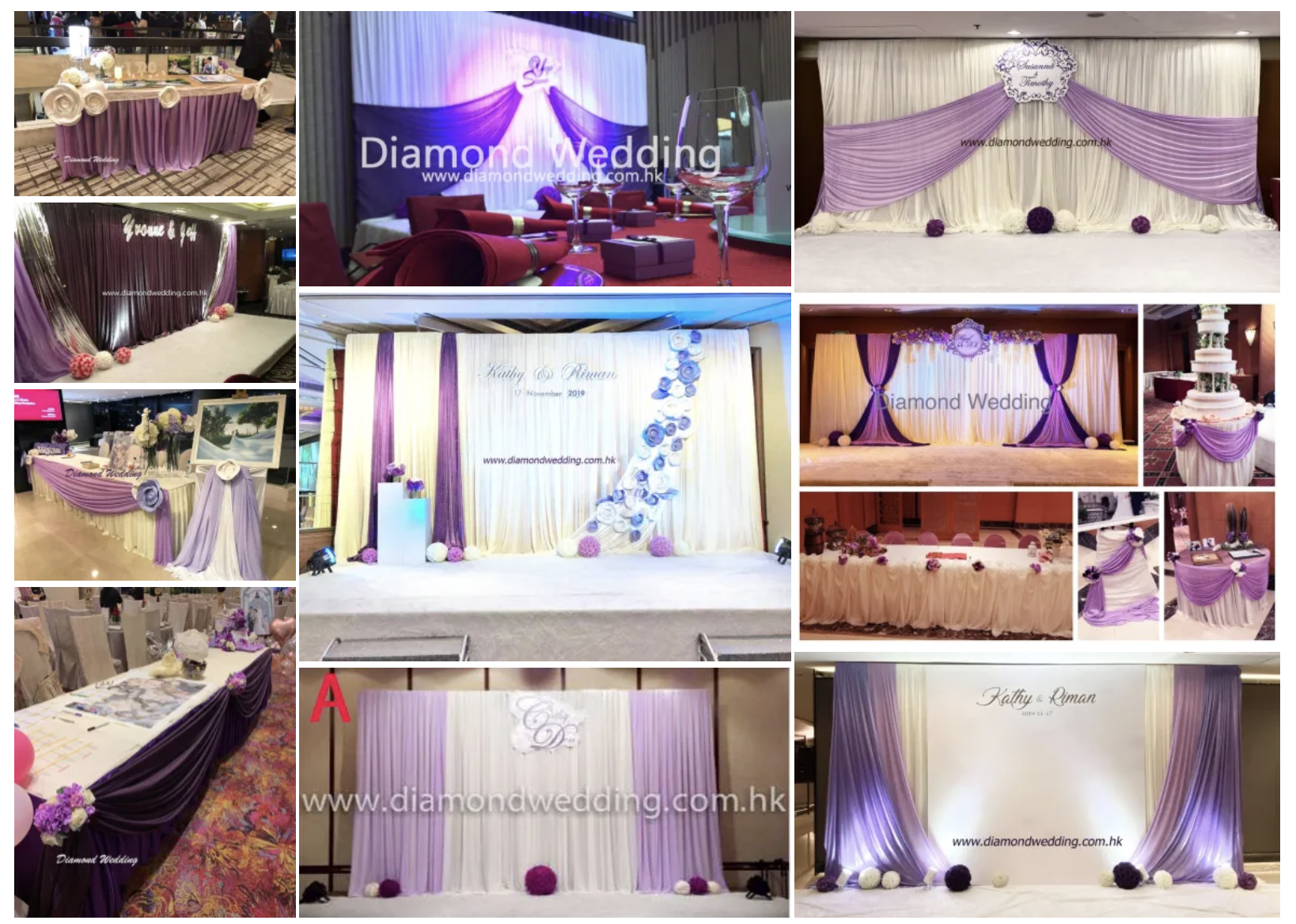 Themed Wedding Design - Elegant Purple